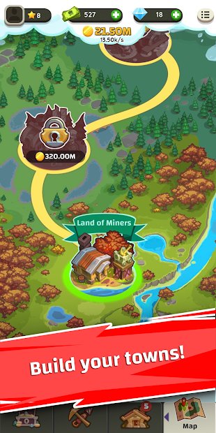 Power Miners: Merge & Build Idle Tycoon