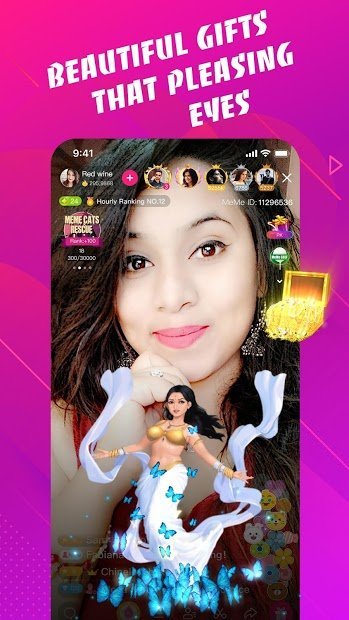 MeMe Live - Live Stream Video Chat & Make Friends