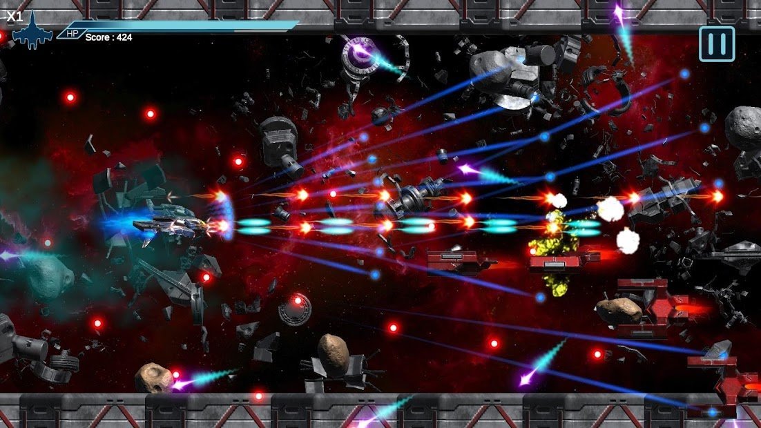 Space Shooter 3D:  Bullet Hell Meja Infinity