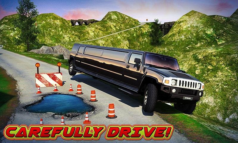 Offroad Hill Limo Driving 3D