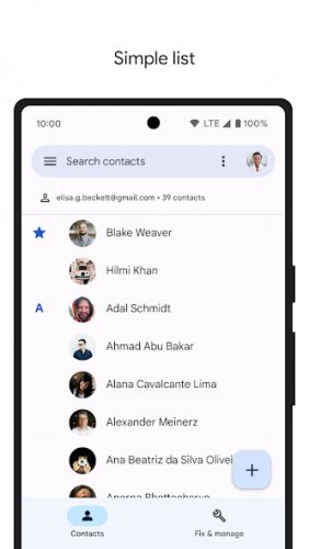 Google コンタクト