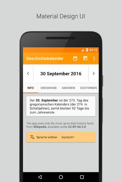 Geschichtskalender - Ereignisse und Quiz