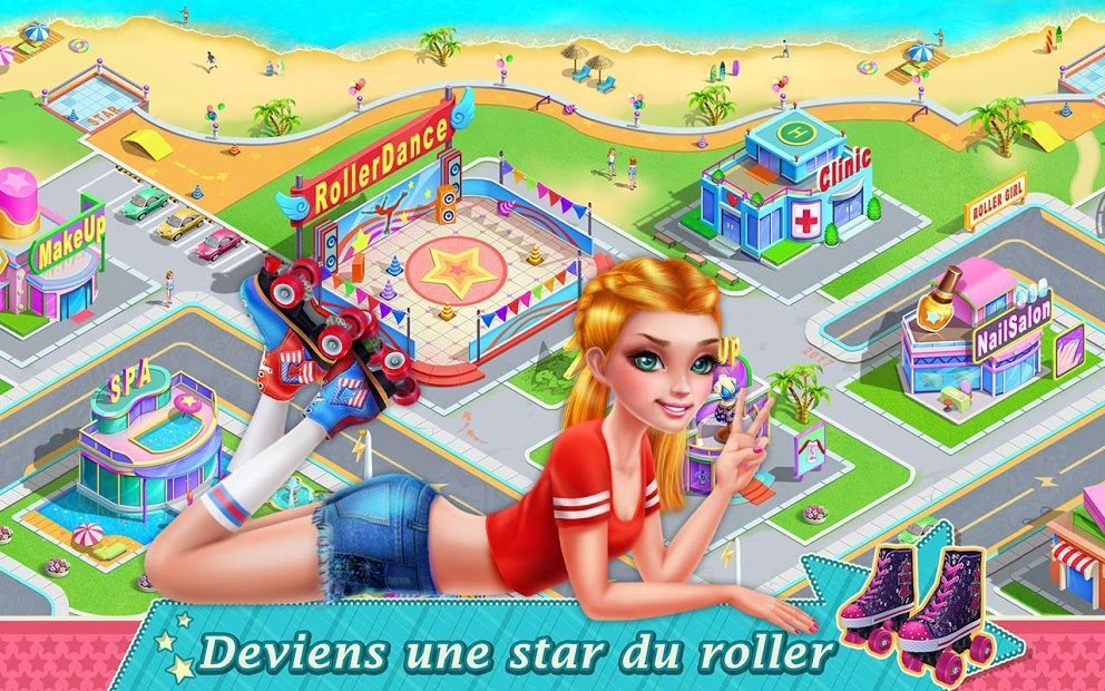 Filles en roller – Danse sur roulettes
