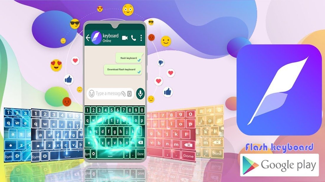 Flash Keyboard - Emoji & Theme