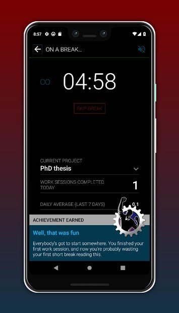 Productivity Challenge Timer