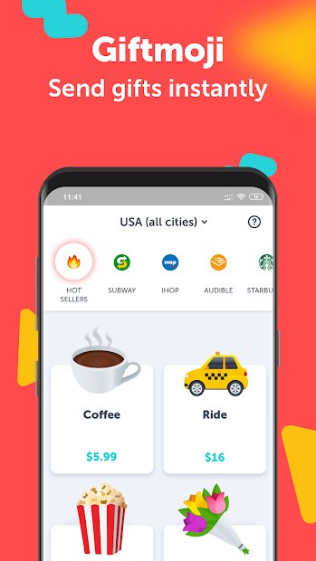 Giftmoji - Send gifts instantly