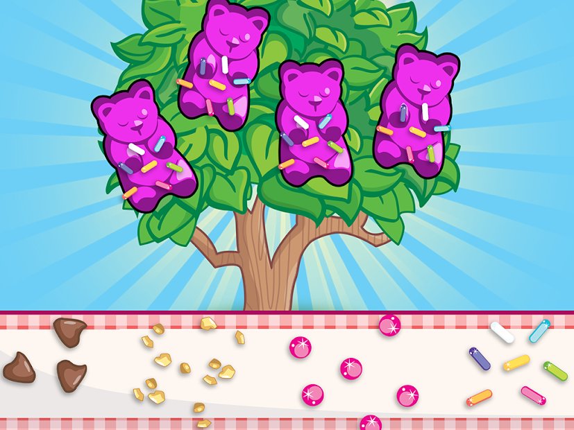 Strawberry Shortcake Candy Garden