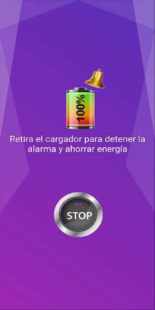 Alarma de 100% de Batería