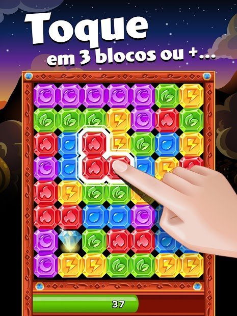Diamond Dash: jogo de diamantes online - match-3