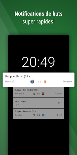 GoalAlert - L'appli de football la plus rapide