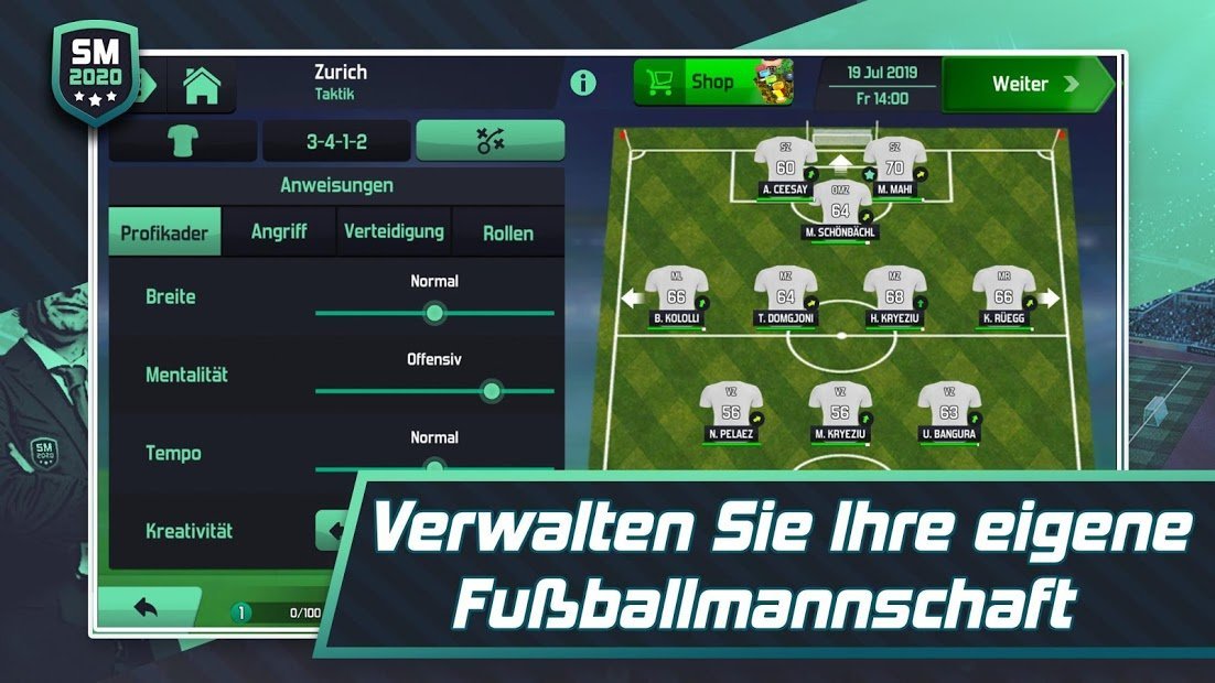Soccer Manager 2020 - Das Fußballmanager Spiel