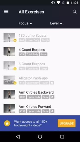 Runtastic Results Training App