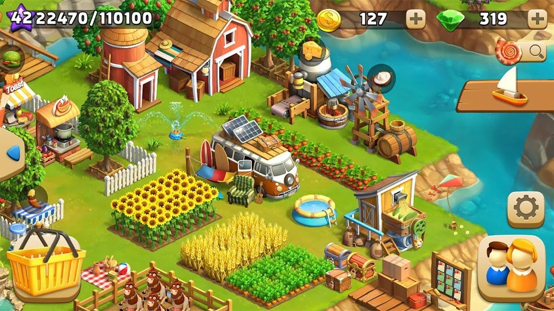 Funky Bay – Farm & Adventure-Spiel