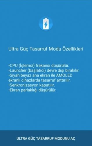 Ultra Power Save Mode