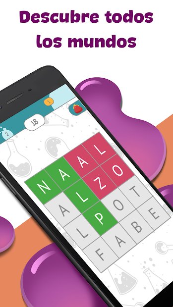 Probetas con palabras