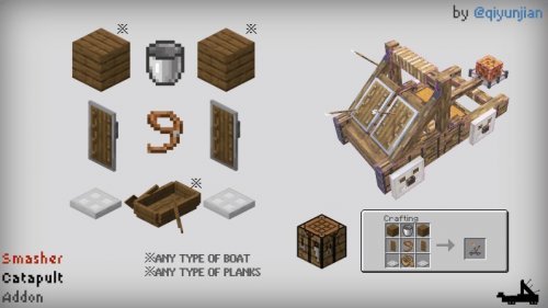 Smasher Catapult Mod para Minecraft