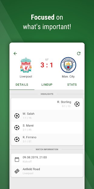 GoalAlert - The fastest football app