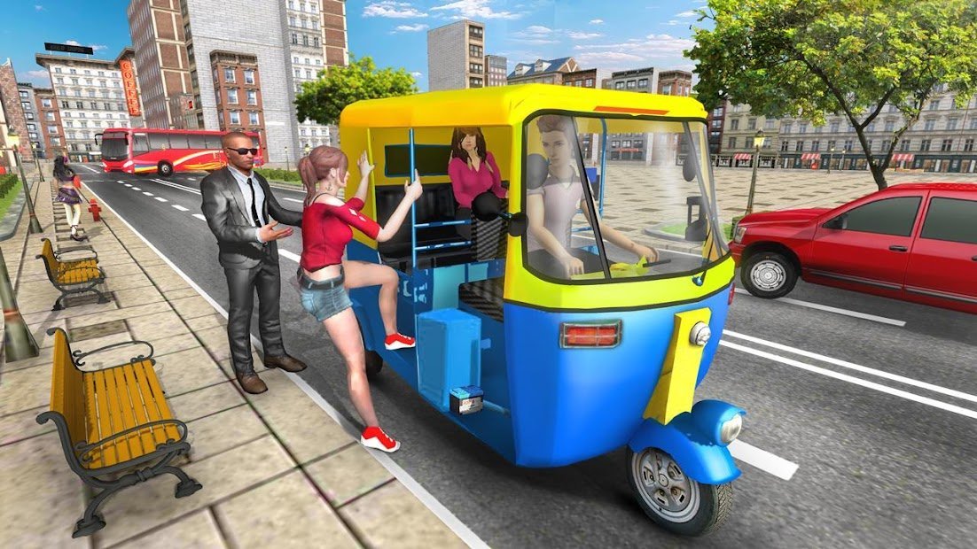 Modern Rickshaw Driving Games