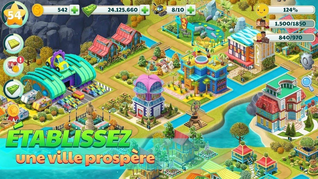 Ville Ville - Village de Sim jeu Paradise