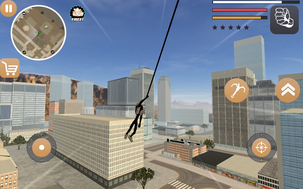 Stickman Rope Hero 2