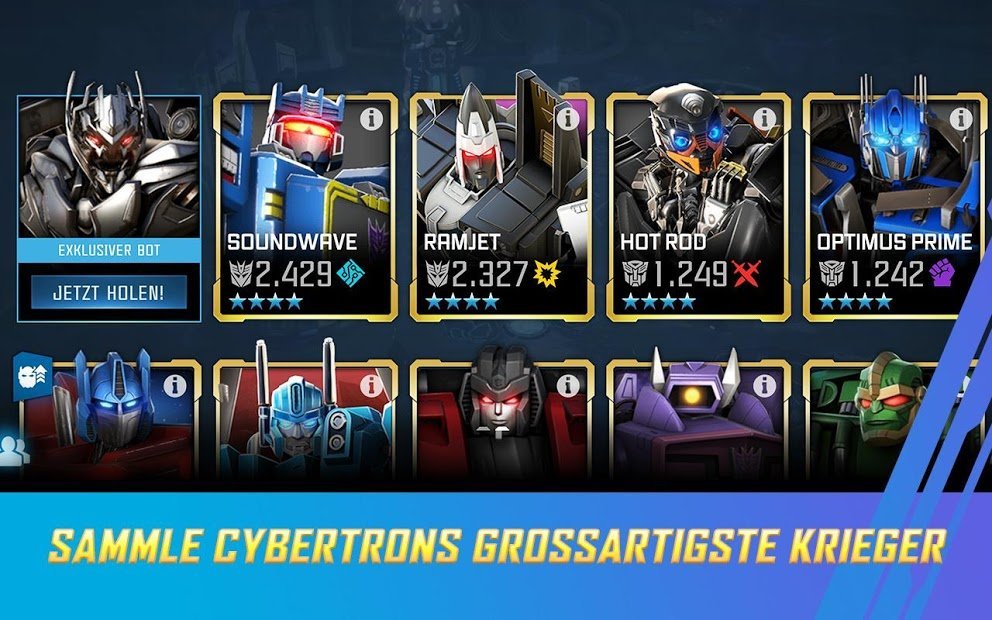 TRANSFORMERS: Kämpfer