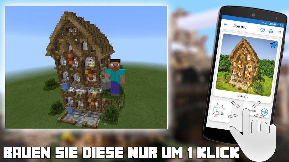 Bauarbeiter PRO für MCPE
