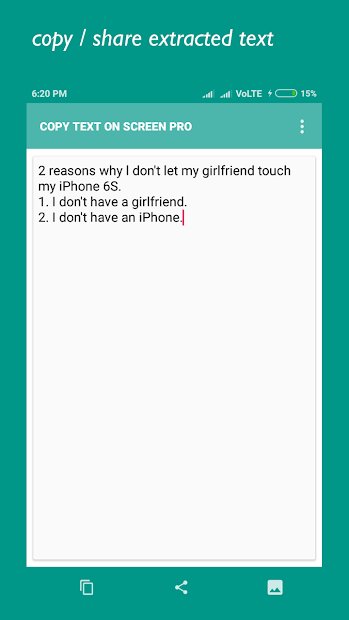 Copy Text On Screen pro