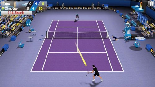 Berühr Tennis 3D