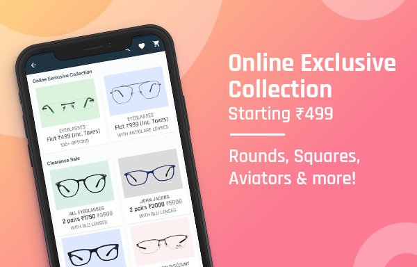 Lenskart: Eyeglasses, Sunglasses, Contact Lens App