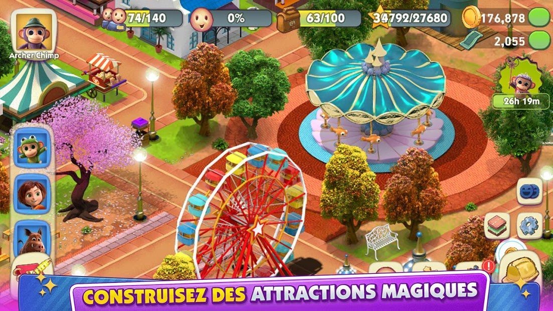 Manèges magiques du Parc des merveilles