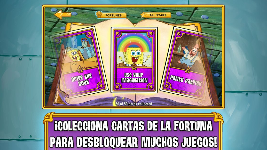Los mini juegos de Bob Esponja
