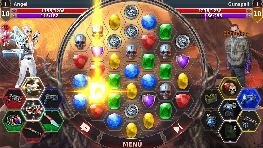 Gunspell 2 - Match-3 RPG de rompecabezas