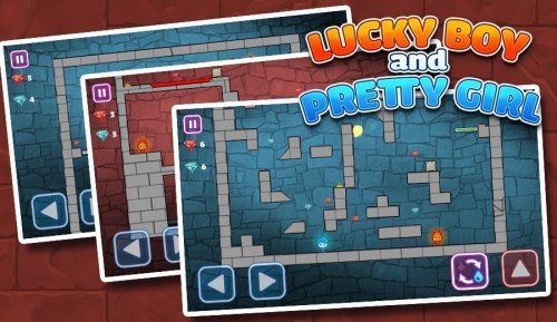 LuckyBoy and PrettyGirl - Crystal Temple Maze