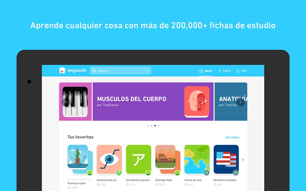 TinyCards de Duolingo: Aprende jugando, ¡gratis!