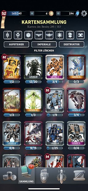 Warhammer Combat Cards - 40K Edition