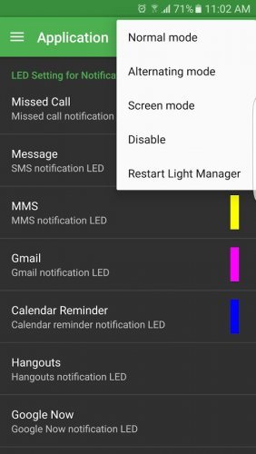 Light Manager - LED Settings