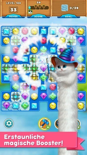 Zauberkatzen: 3 Gewinnt