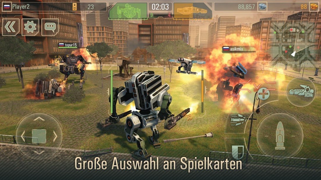 WWR: Krieg Roboter Spiele 3D