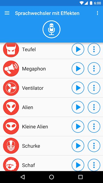Stimmwandler mit Effekten