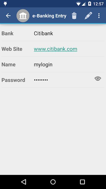 Cloud Wallet App pour Android
