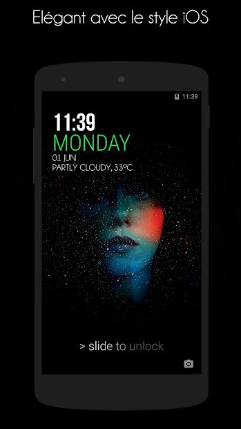 Hi Locker - écran vérouillage