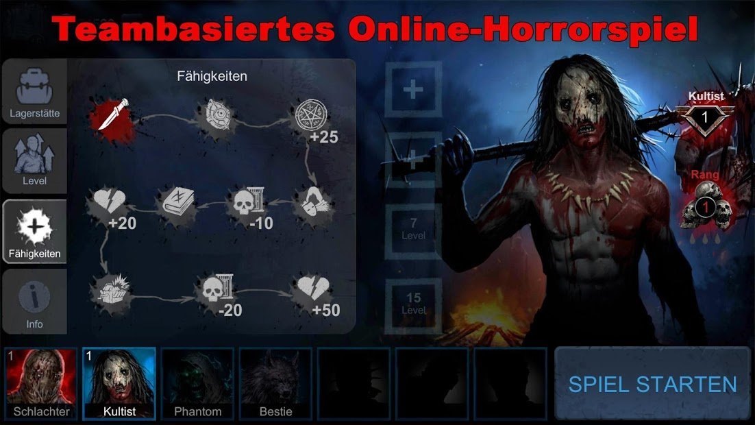 Horrorfield - Mehrspieler Überlebens Horror Spiel