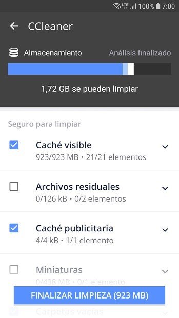 CCleaner – Limpiador de Móvil, Optimizador