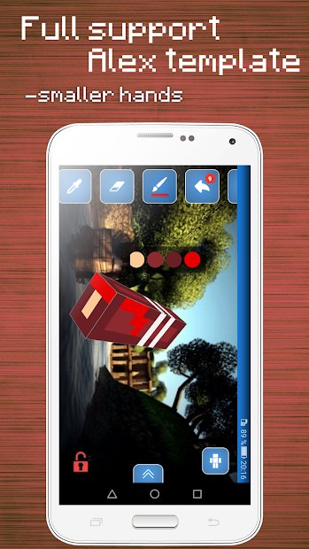 Skins Editor for Minecraft PE (3D)