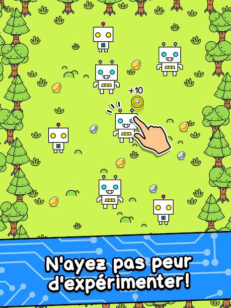 Robot Evolution – Jeu Clicker