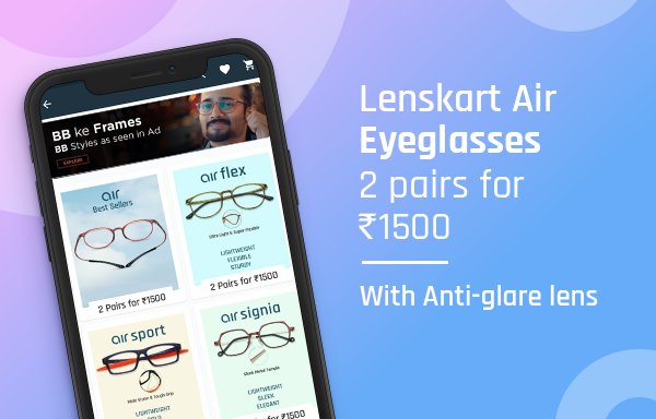 Lenskart: Eyeglasses, Sunglasses, Contact Lens App