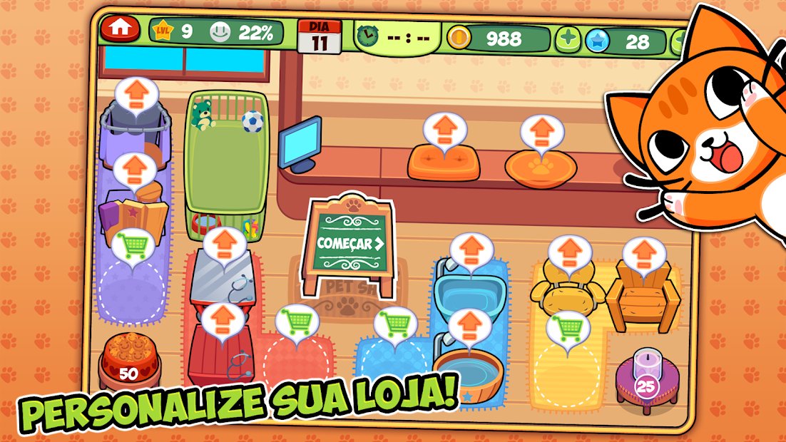 Meu Pet Shop Virtual - Cuide de Animais Fofos