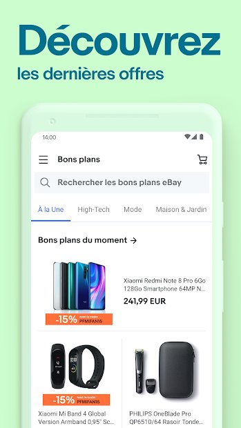 eBay: High-Tech, Mode, Maison