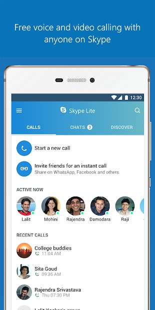 Skype Lite - Free Video Call & Chat