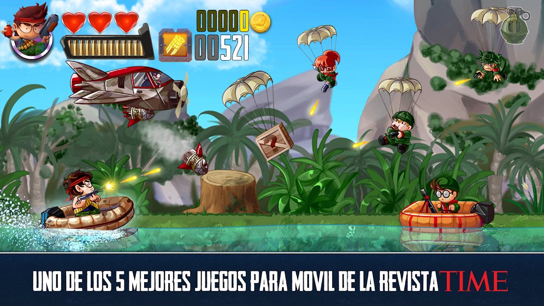Ramboat: Corre, Salta, Dispara. Juego sin Internet